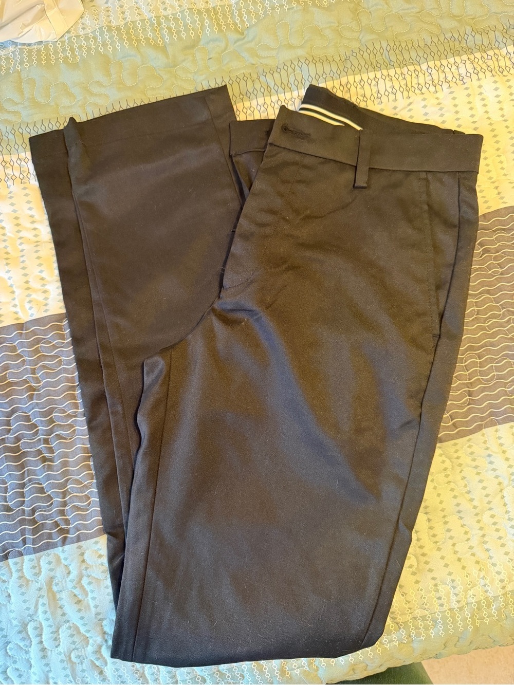Amazon Essentials Men's Black Dress Pants - Slim Fit 30X32